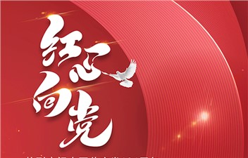 红心向党，庆建党 104 周年
